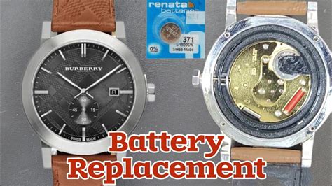 burberry swiss chronograph the city sport battery|How To Change Battery BURBERRY BU9905 The City Swiss .